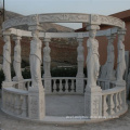 Pavilion outdoor white marble stone gazebo
